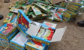 کشف 2 میلیون و 600 هزار عدد مواد محترقه در جنوب پایتخت