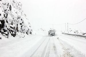 برف و کولاک در کرمانشاه
