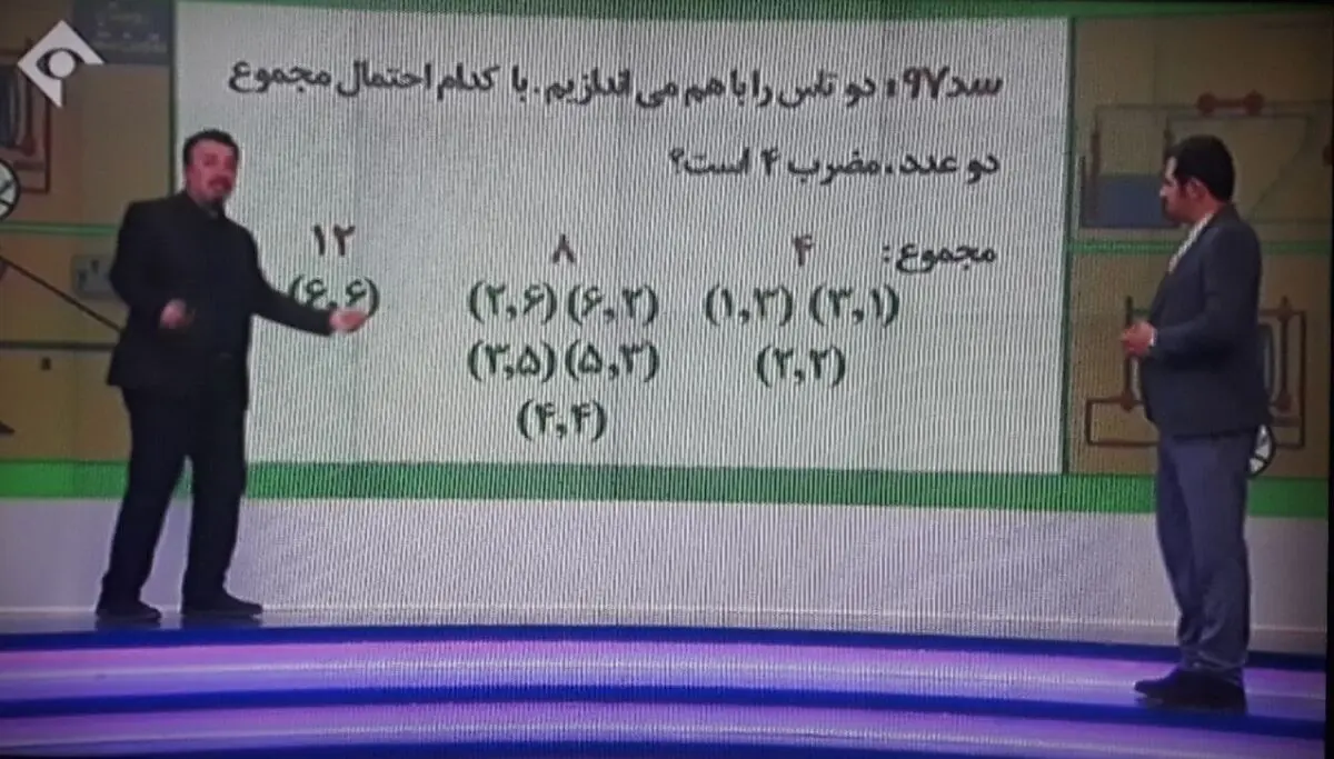 برنامه کنکور شبکه یک: پخش برنامه تبلیغاتی در قالب برنامه تولیدی