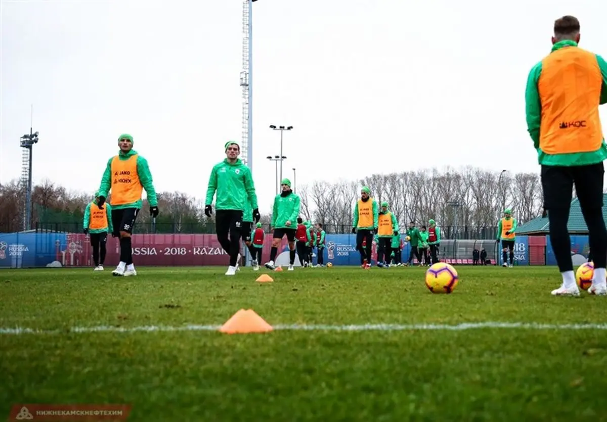 اردوی روبین‌کازان با بازیکنان ایرانی در ترکیه