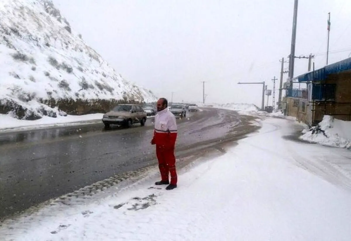ارتفاع برف در مناطق کوهستانی کرج به ۴۰سانتی متر رسید
