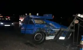 واژگونی کامیون در گردنه امین الله بجنورد