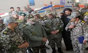 بازدید فرمانده کل ارتش از منطقه پدافند هوایی شمال شرق