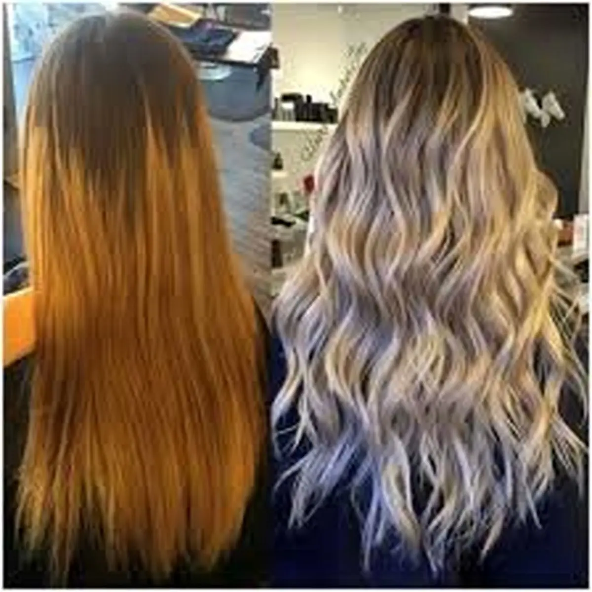 تکنیک رنگ موی آمبره