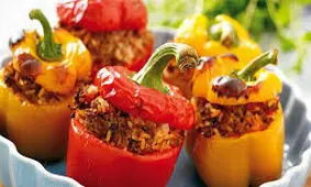 طرز تهیه فلفل دلمه ای شکم پر