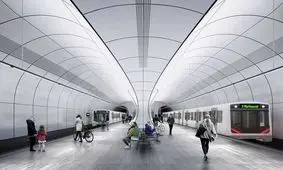 «زاها حدید» برنده رقابت طراحی ایستگاه مترو شد+عکس‌