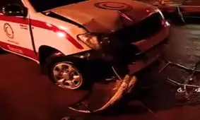 تصادف زنجیره‌ای و فاجعه‌ای که گازوئیل یک کامیون ایجاد کرد + فیلم