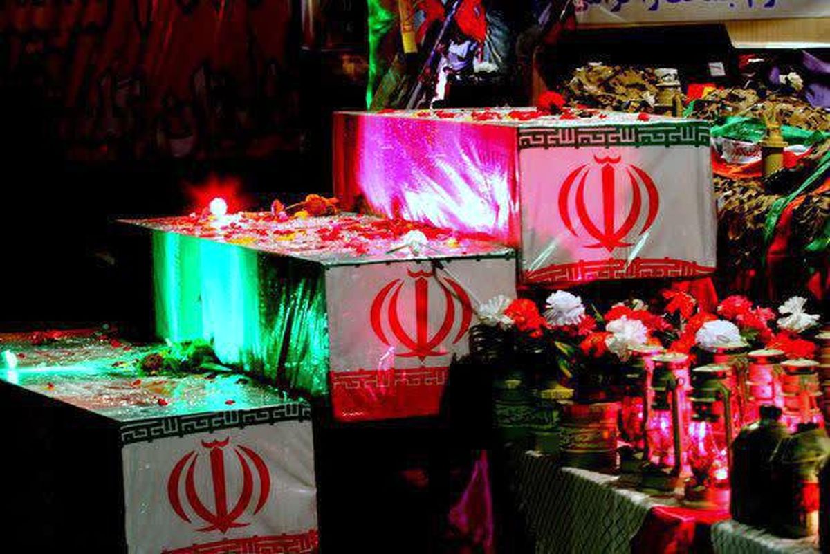 برگزاری مراسم وداع با پیکر شهدای تازه تفحص شده در معراجالشهدا