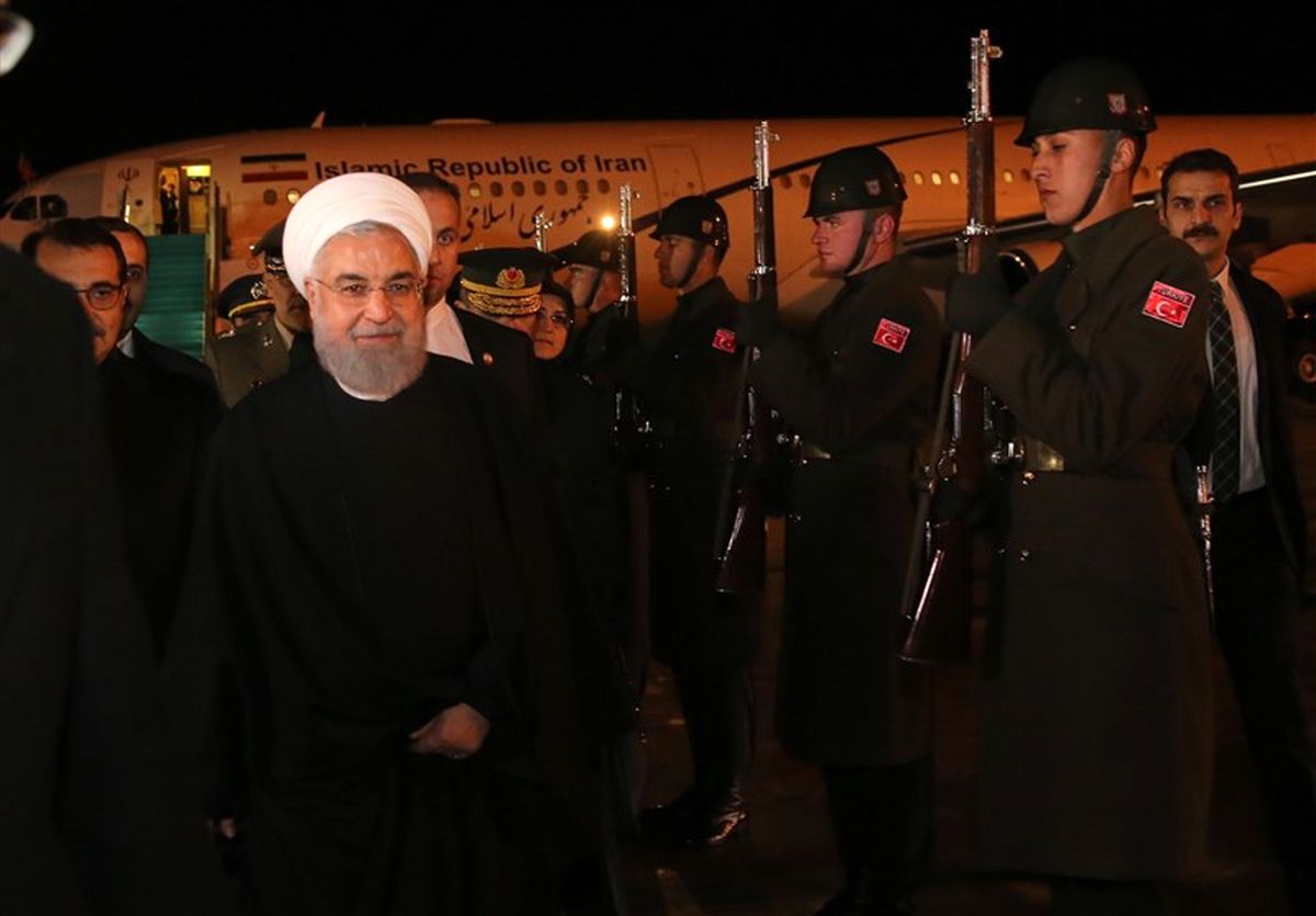 رئیس جمهور وارد آنکارا شد