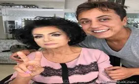 تغییر چهره باورنکردنی پیرزن 80 ساله با آرایش + تصاویر