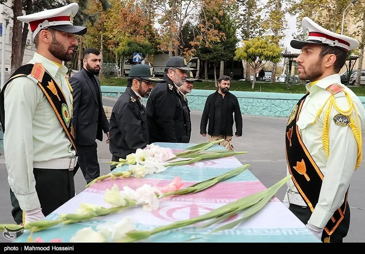 مردم رامسر با شهید گمنام دوران دفاع مقدس وداع می‌کنند