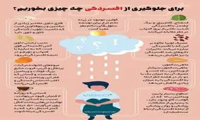 اینفوگرافی خوراکی های ضد افسردگی
