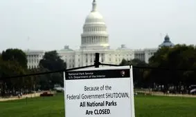 دولت آمریکا تعطیل شد
