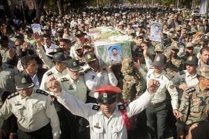 پیکر شهید مبارزه با مواد مخدر در هرمزگان تشییع شد