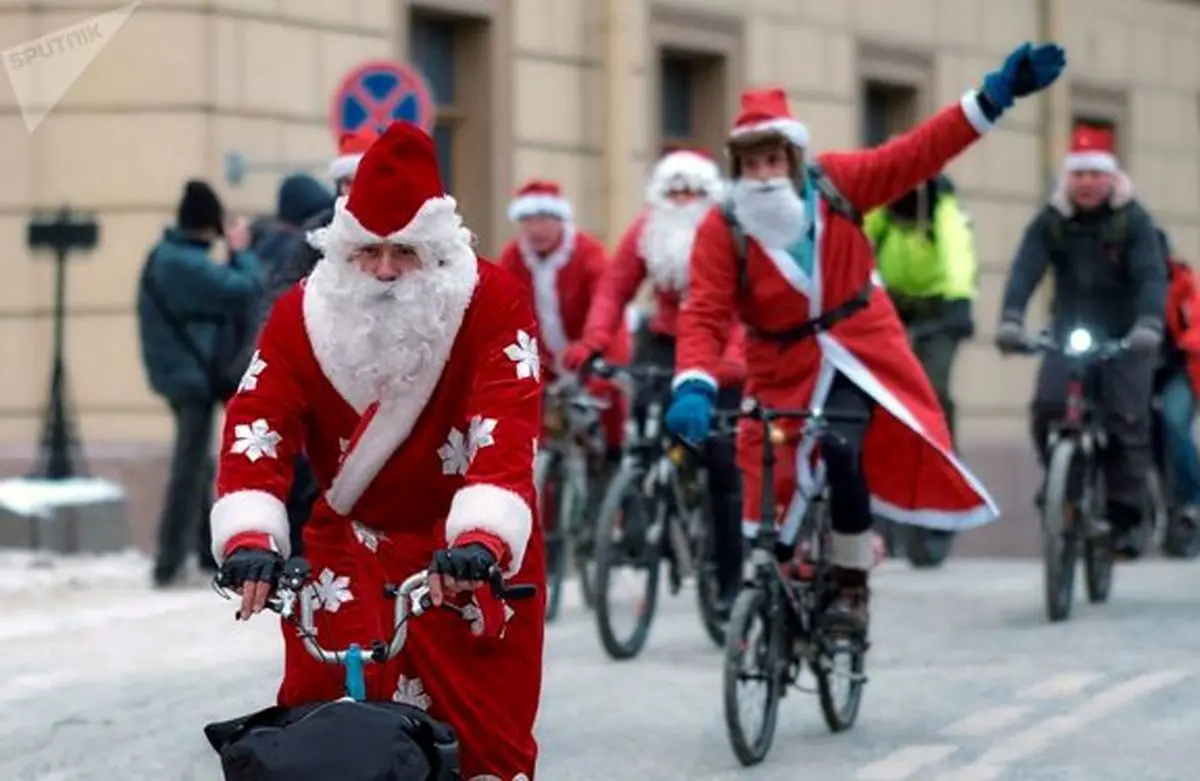 بابانوئل در آسمان‌خراش برلین +فیلم