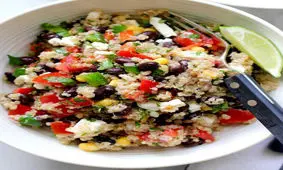 طرز تهیه سالاد کینوا مکزیکی