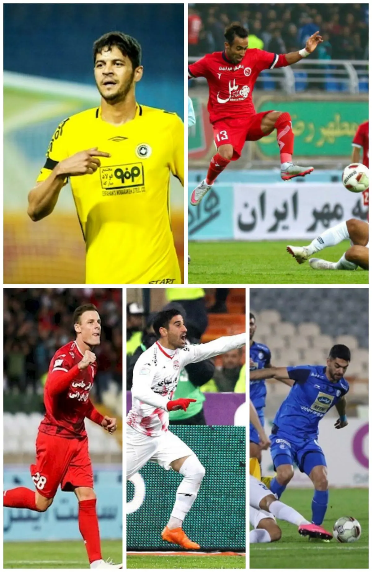 10 خرید برتر نیم فصل اول لیگ/ قرمز، زرد، و آبی!