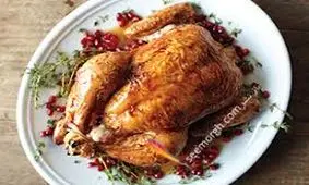 طرز تهیه مرغ شکم پر برای شب یلدا