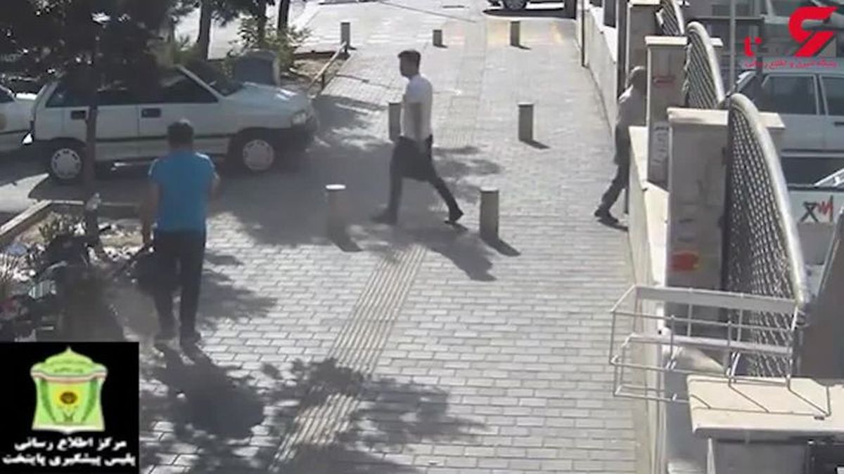  فیلم لحظه قاپیدن موبایل در تهران!