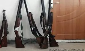 ۵ قبضه سلاح شکاری در الیگودرز کشف و ضبط شد