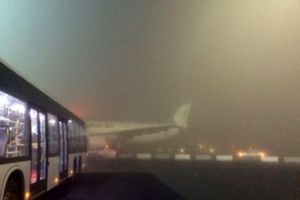 مه غلیظ باعث تاخیر پروازهای فرودگاه بوشهر شد