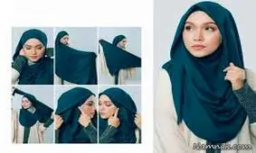مدل و ایده بستن شال و روسری