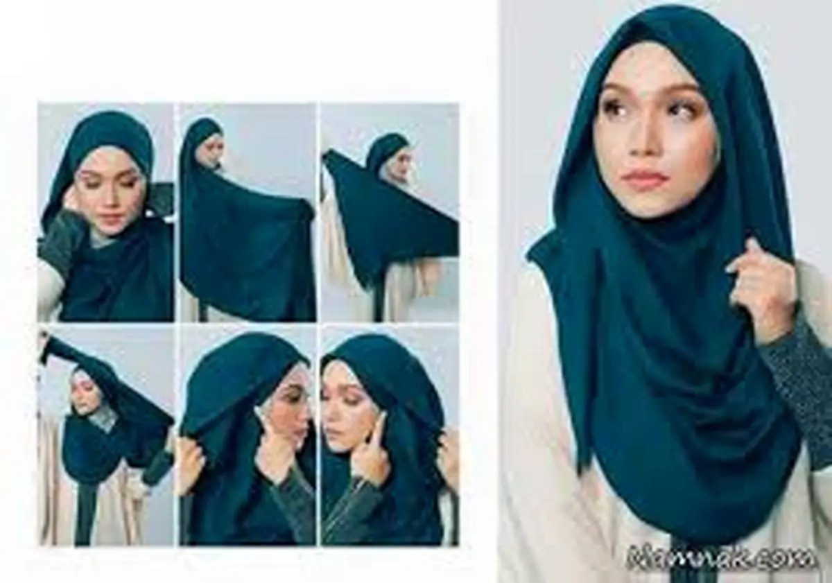مدل و ایده بستن شال و روسری