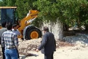 قلع و قمع ۳۳ مورد ساخت و ساز غیرمجاز در اراضی کشاورزی سوادکوه