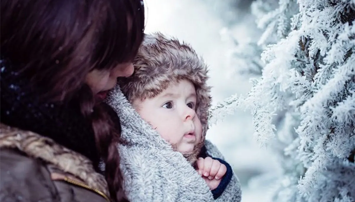 مراقبت از نوزاد در زمستان با ۱۲ توصیه موثر