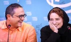 عکس صمیمانه رامبد جوان و نگار جواهریان در اکران خصوصی «قانون مورفی»