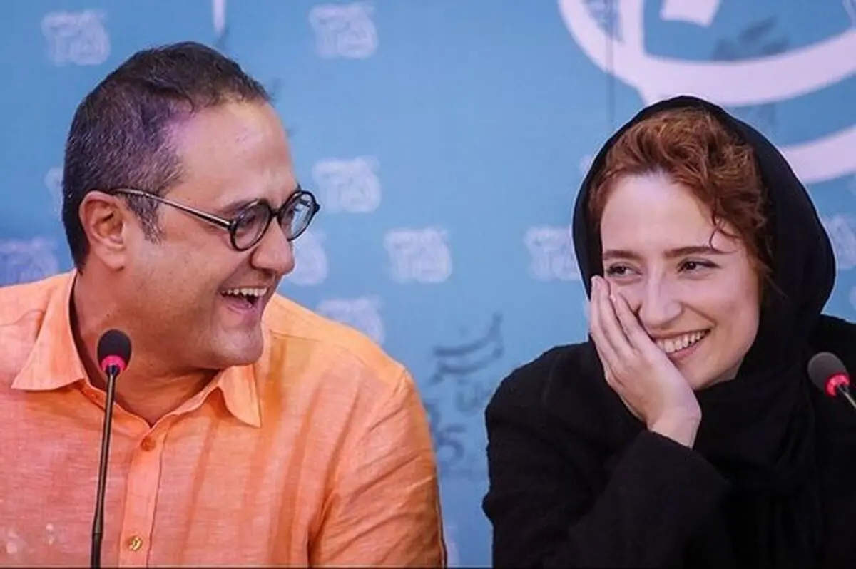 عکس صمیمانه رامبد جوان و نگار جواهریان در اکران خصوصی «قانون مورفی»