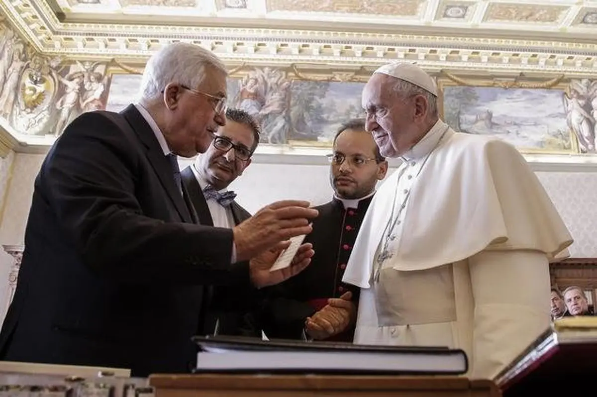 عباس در پاسخ به دعوت پاپ: آماده صلح با اسرائیل هستیم