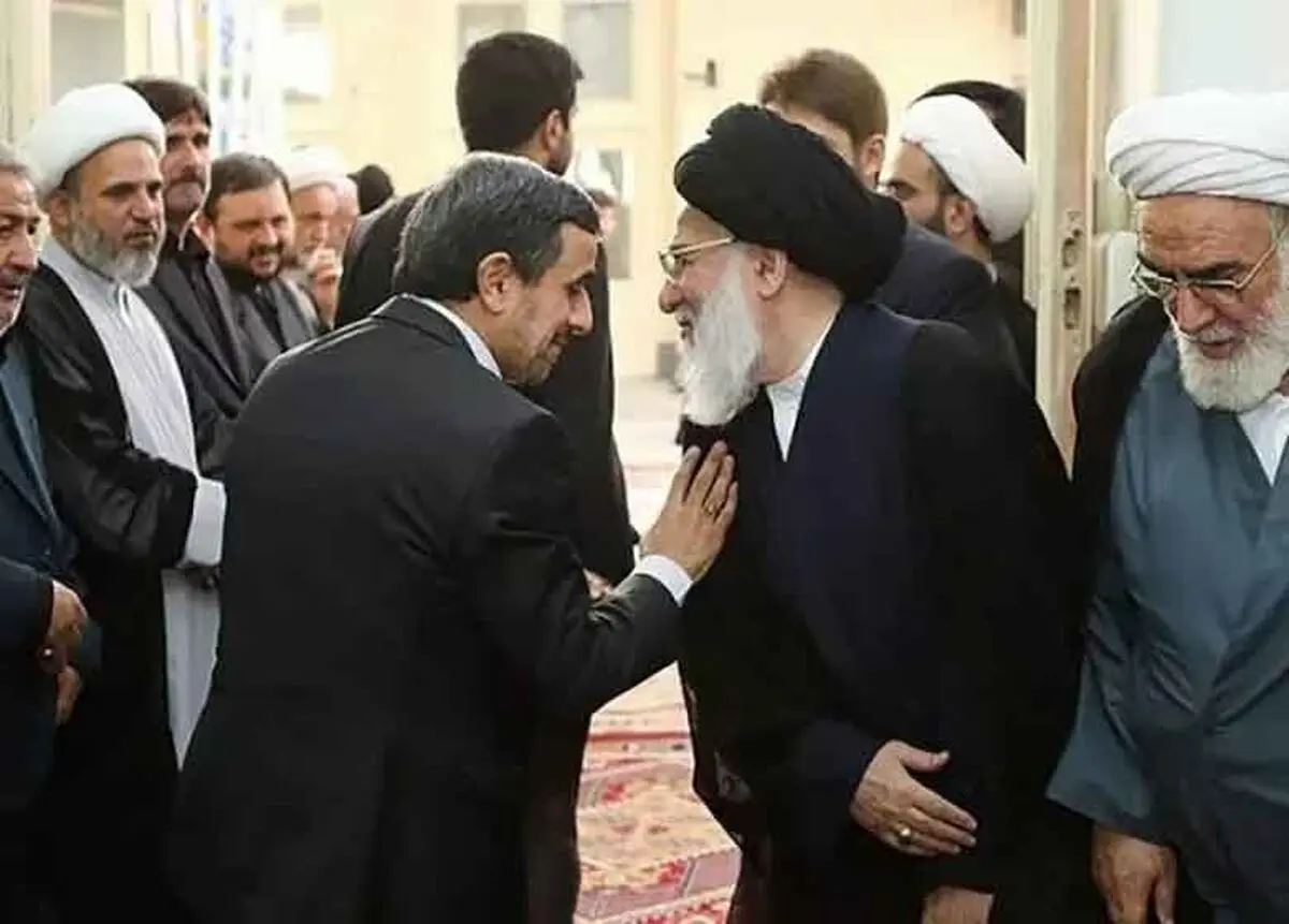 تصویری از آیت‌الله هاشمی‌شاهرودی و احمدی‌نژاد