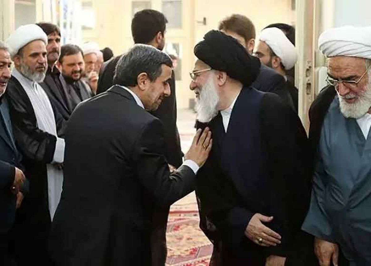 تصویری از آیت‌الله هاشمی‌شاهرودی و احمدی‌نژاد