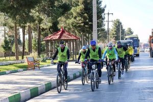 ورود تور دوچرخه‌سواری یگان‌های ویژه ناجا به کرمانشاه