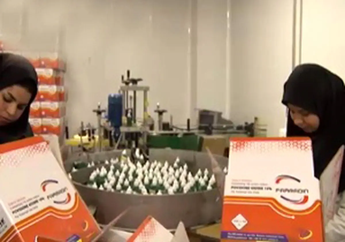 تولید ۳۰ درصدی محلول‌های ضد عفونی کننده کشور در شهرستان مهریز