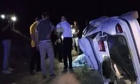 تصادف سمند با اسب، جان راننده را گرفت