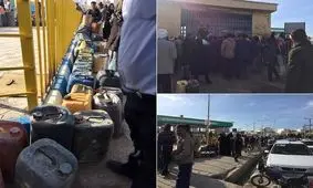 صف‌های طولانی برای دریافت نفت در گناوه/ دریافت سهمیه تسهیل شود