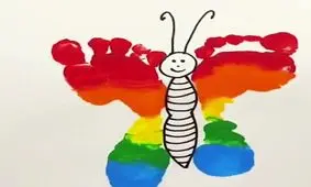 ترفندهای نقاشی با کف پا و کف دست