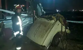 فیلم از انفجار وحشتناک در جایگاه CNG آبادان