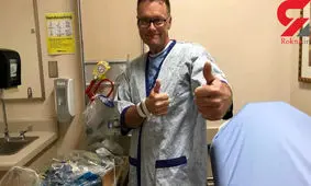 پدر فداکار به کلیه اش را به پسرش هدیه کرد+عکس