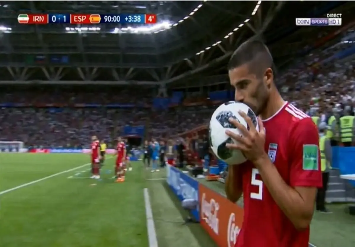 عکس/۱۰ لحظه خنده‌دار فوتبال جهان در سال ۲۰۱۸ / میلاد محمدی در رده هشتم