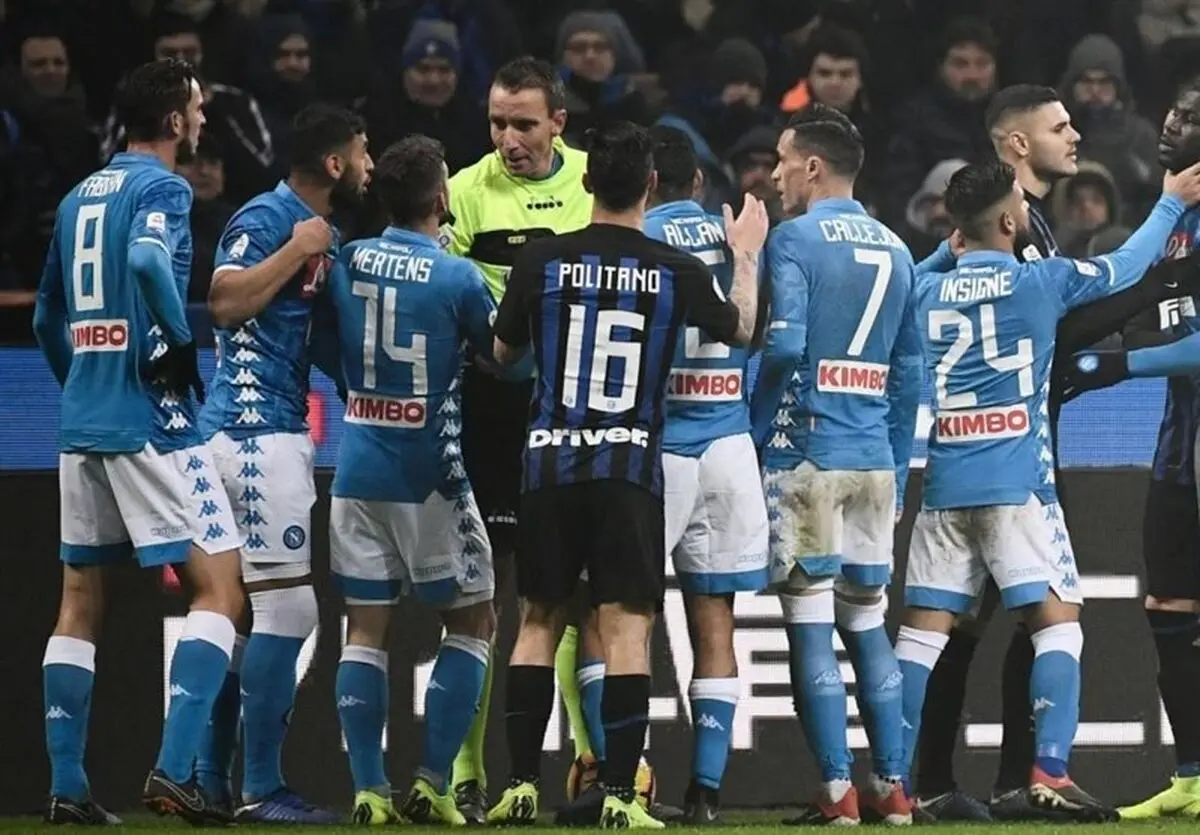 یوفا و «فیف‌پرو»: بازی اینتر - ناپولی باید متوقف می‌شد