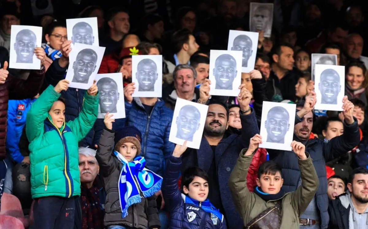 حمایت هواداران ناپولی از کولیبالی