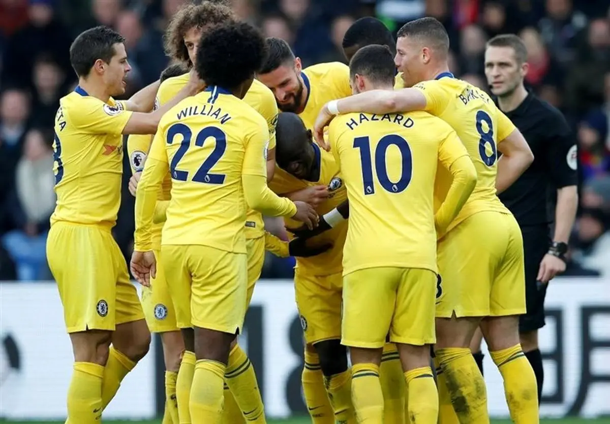 چلسی با حداقل اختلاف کریستال پالاس را شکست داد