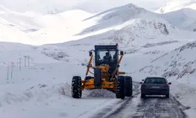 ارتفاع برف در گردنه‌ها به ۳۰ سانتی متر رسید
