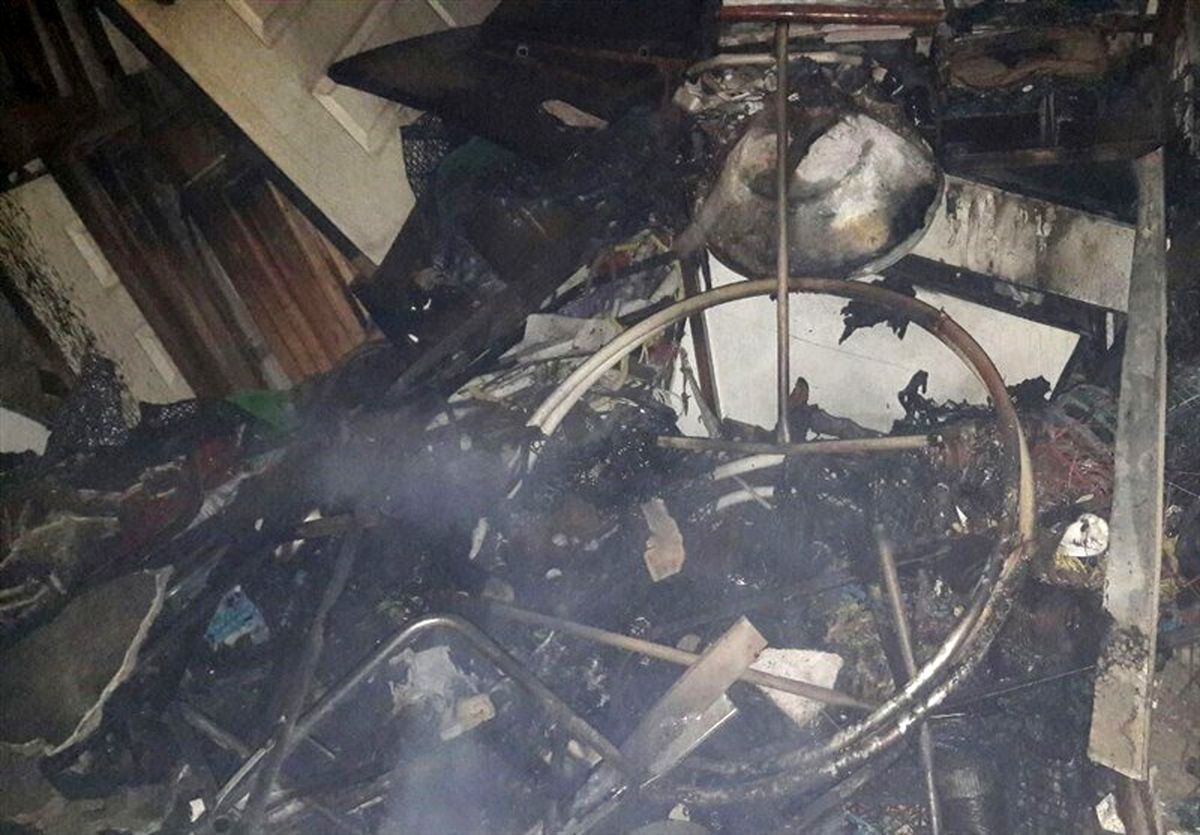 آتشسوزی در خوابگاه دانشآموزی دخترانه در گرمی