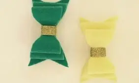 آموزش دوخت پاپیون نمدی به ۲ روش