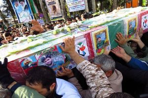 پیکر یازدهمین شهید مدافع حرم گلستان به خاک سپرده شد