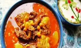 آموزش آشپزی طرز تهیه آبگوشت سنتی - دیزی سنگی